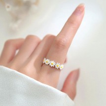 꽃반지 반지 심플 패션 데이지 링 RING